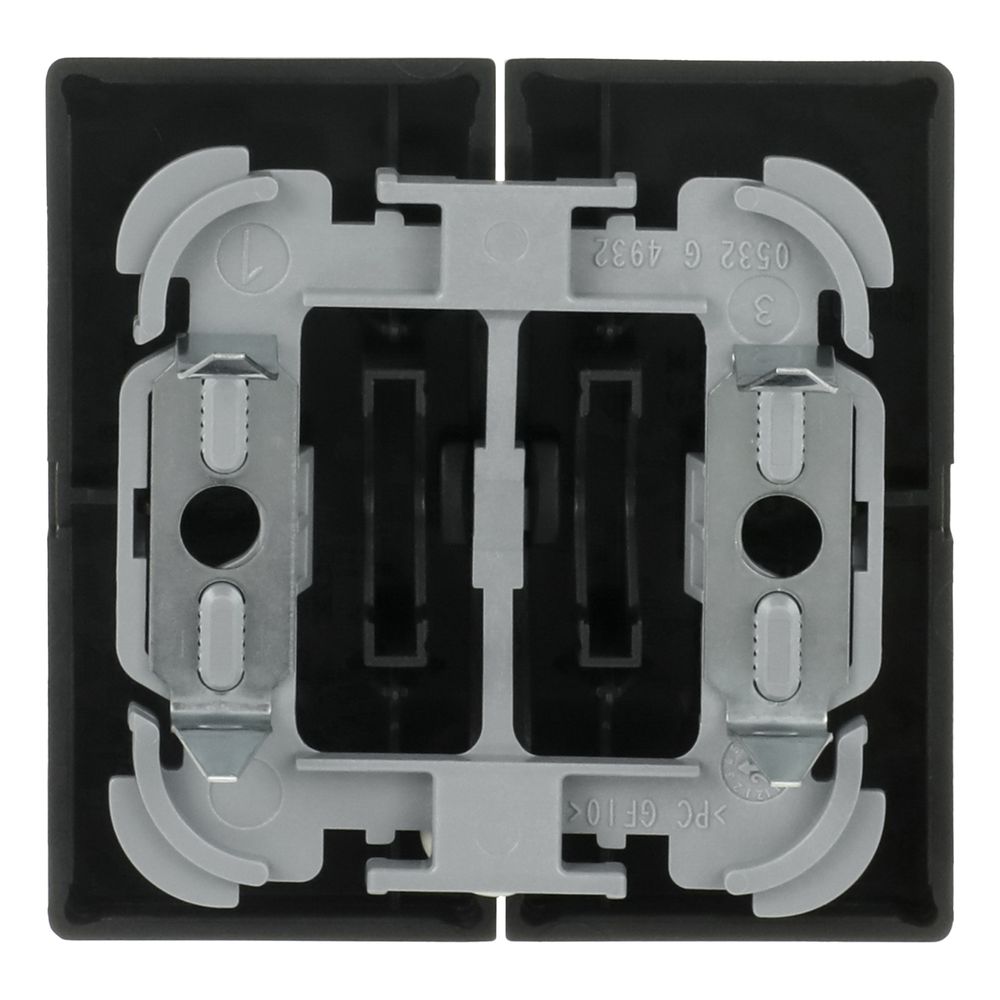 Busch Jäger Wippe für 1785 JA-885 Jalousieschalter/-taster schwarz matt 2-fach... BJ-2CKA001751A3036 4011395129531 (Abb. 4)