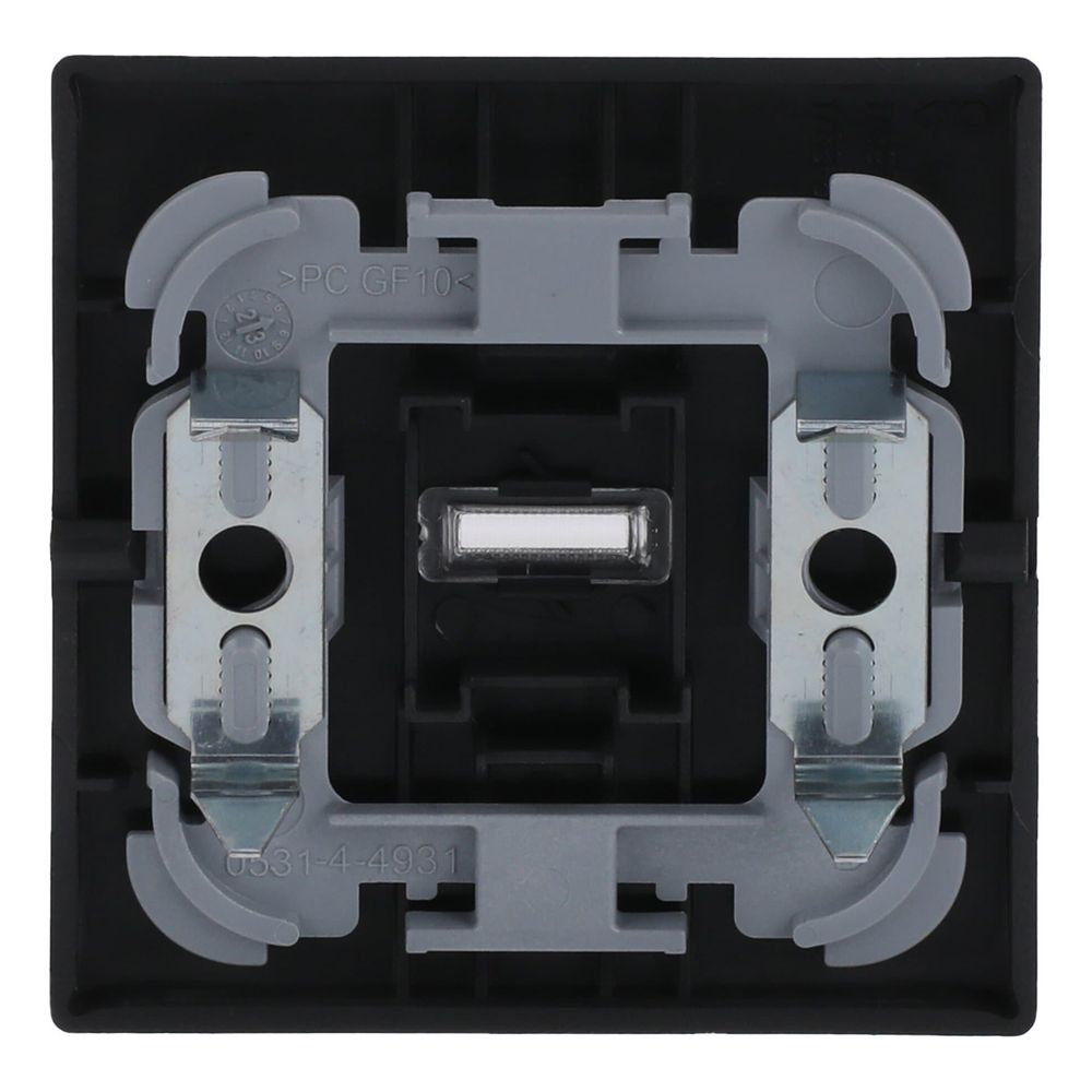 Busch Jäger future linear Wippe 1789 KI-885 Klingel schwarz matt 1-fach Plattform 6... BJ-2CKA001751A3044 4011395129791 (Abb. 4)
