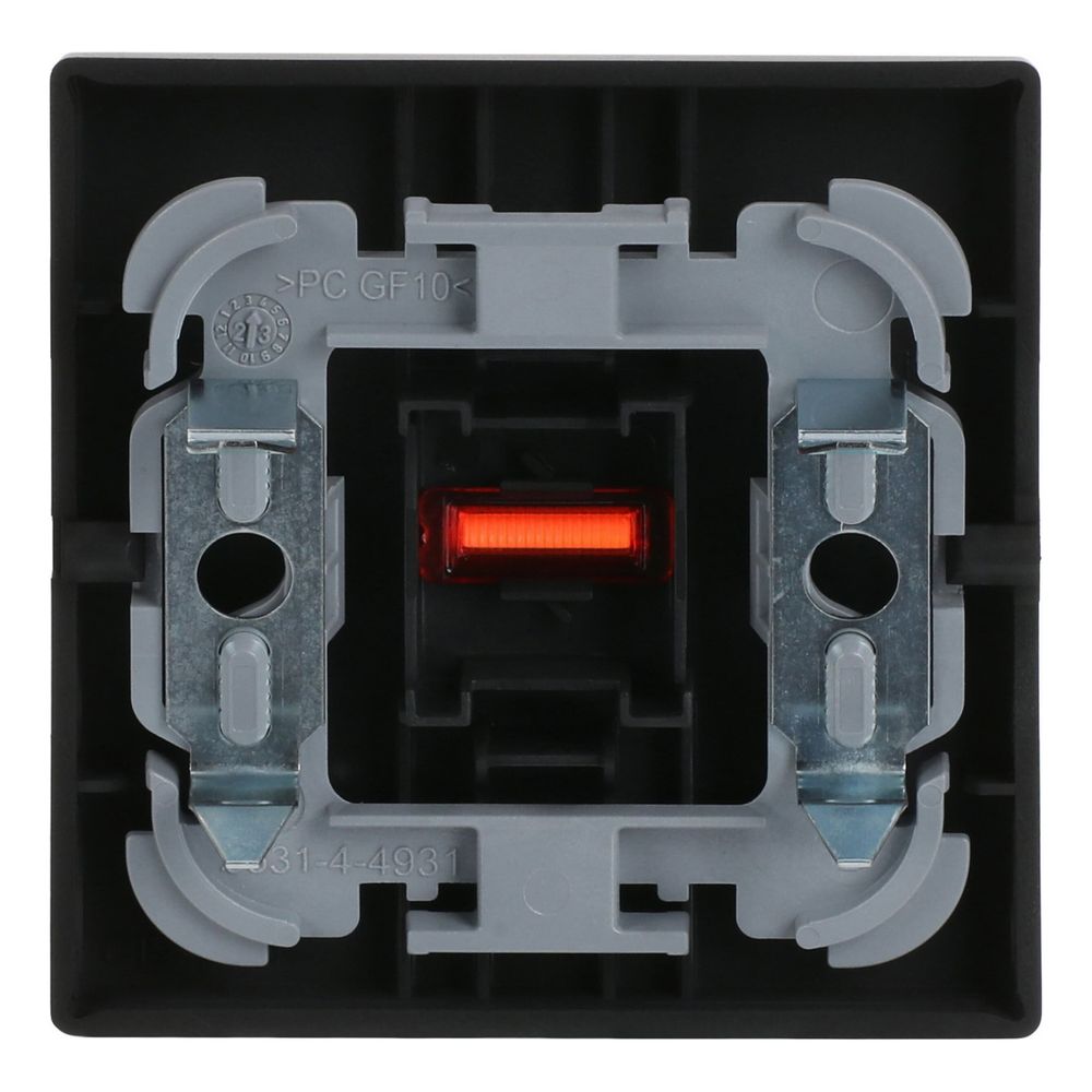 Busch Jäger future linear Wippe Kontroll 1789-885 schwarz matt mit roter Kalotte... BJ-2CKA001751A3047 4011395129852 (Abb. 4)