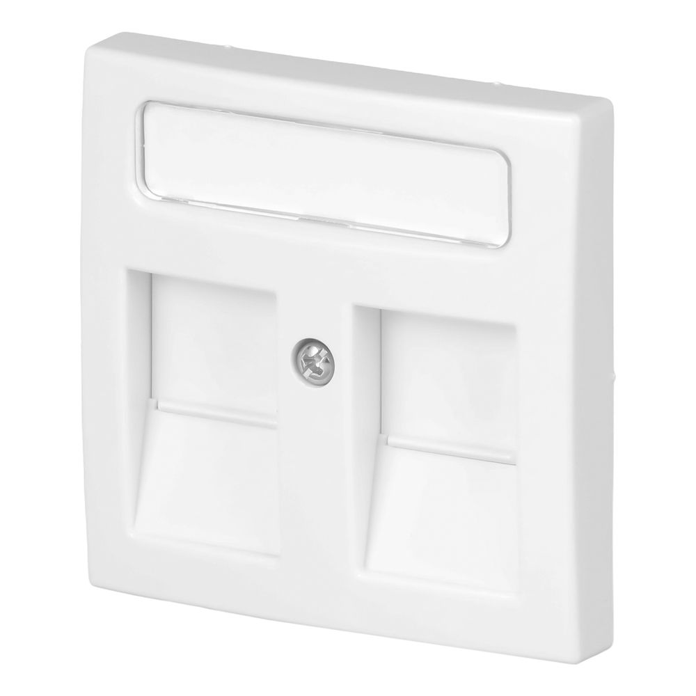 Busch Jäger balance SI Abdeckung für 2 Modular-Jack-Einsätze alpinweiß 1800-914... BJ-2CKA001753A0229 4011395190784 (Abb. 2)