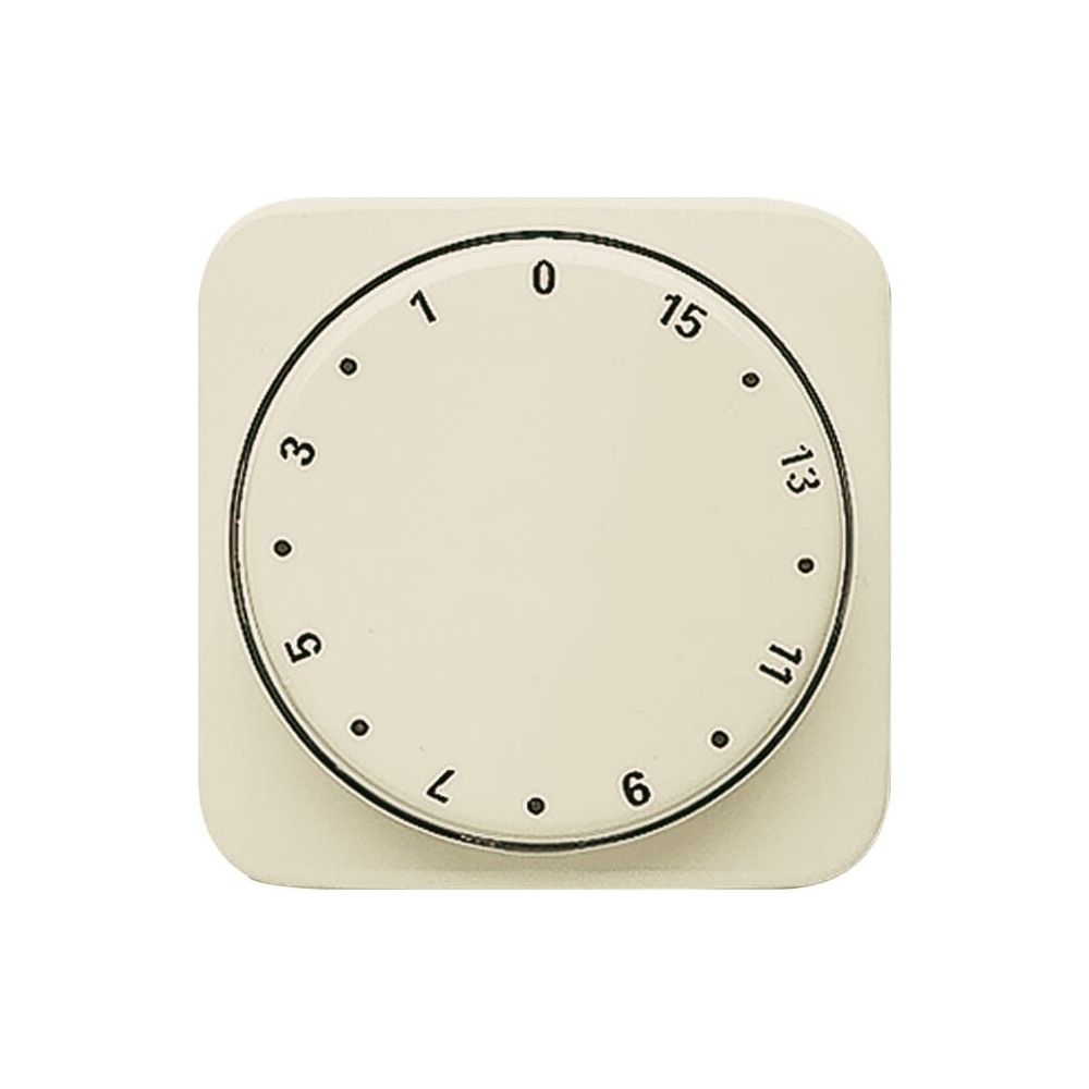 Busch Jäger Duro 2000 SI Abdeckung 1770-212-102 für Zeitschaltuhr 15min weiss mit D... BJ-2CKA001753A6059 4011395612903 (Abb. 1)
