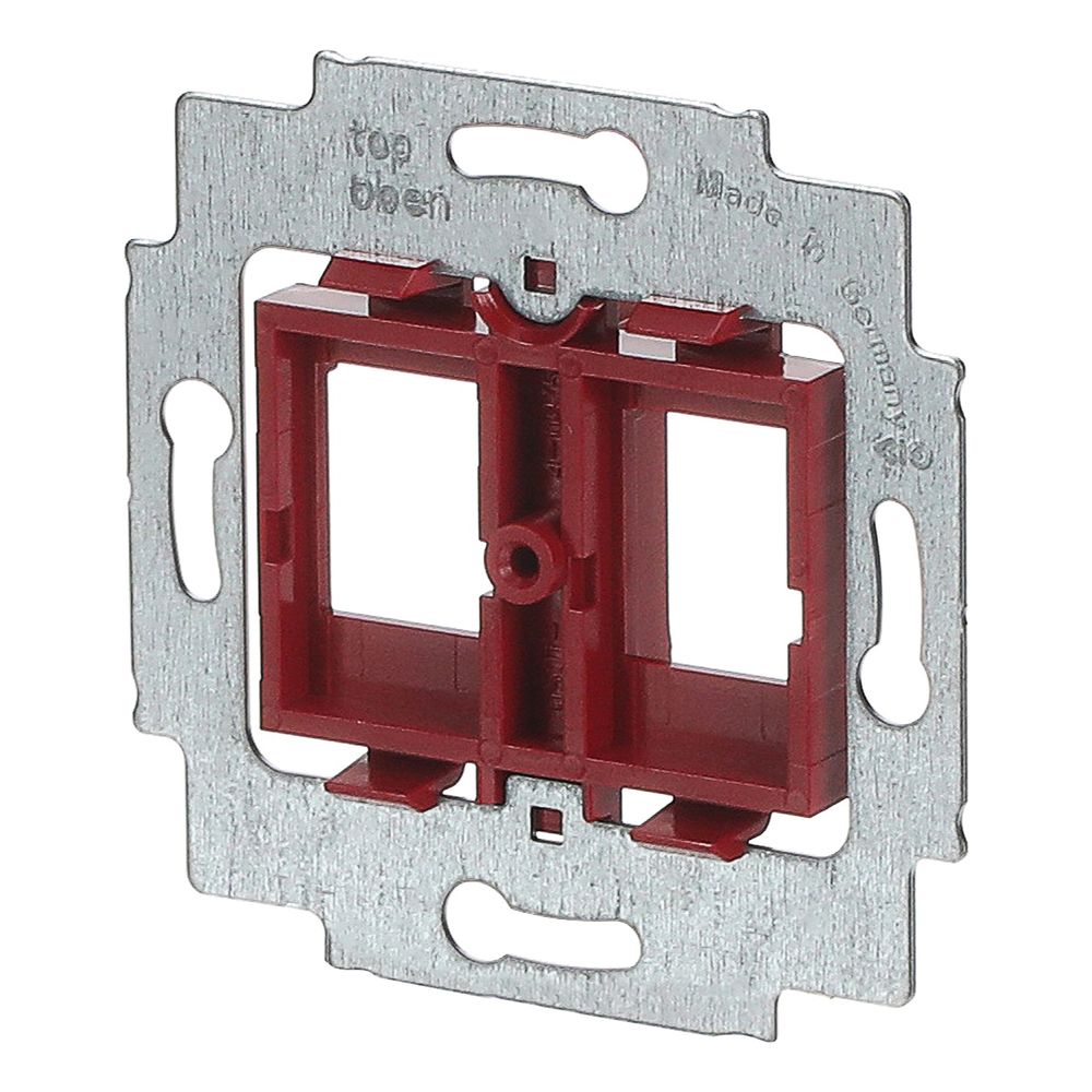 Busch Jäger UP Tragring mit rotem Sockel 1812 für 2 Modular Jack... BJ-2CKA001753A8055 4011395743805 (Abb. 2)