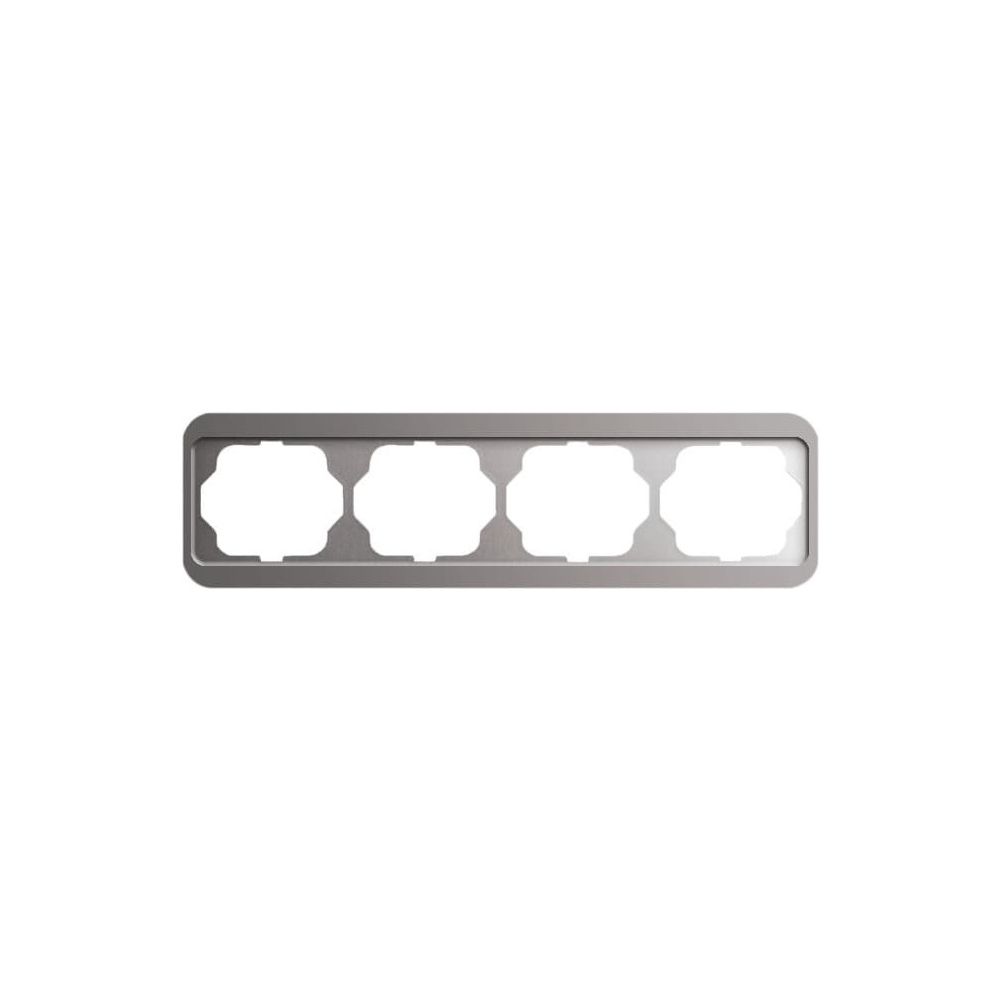 Busch Jäger alpha nea Abdeckrahmen 4fach platin waagerecht 1724-20... BJ-2CKA001754A1645 4011395168608 (Abb. 1)