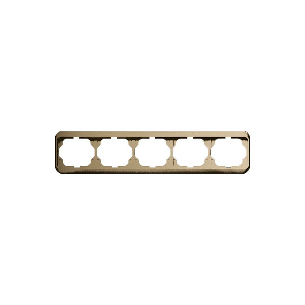 Busch Jäger Abdeckrahmen 5fach alpha nea 1725-21 bronze waagerecht... BJ-2CKA001754A1744 4011395169605 (Abb. 1)