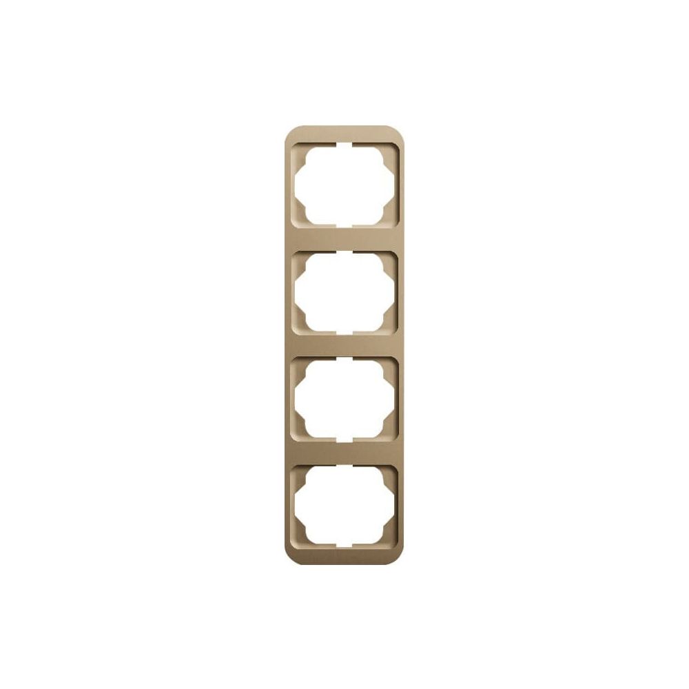 Busch Jäger Abdeckrahmen 4fach bronze 1734-21 senkrecht... BJ-2CKA001754A1777 4011395169902 (Abb. 1)