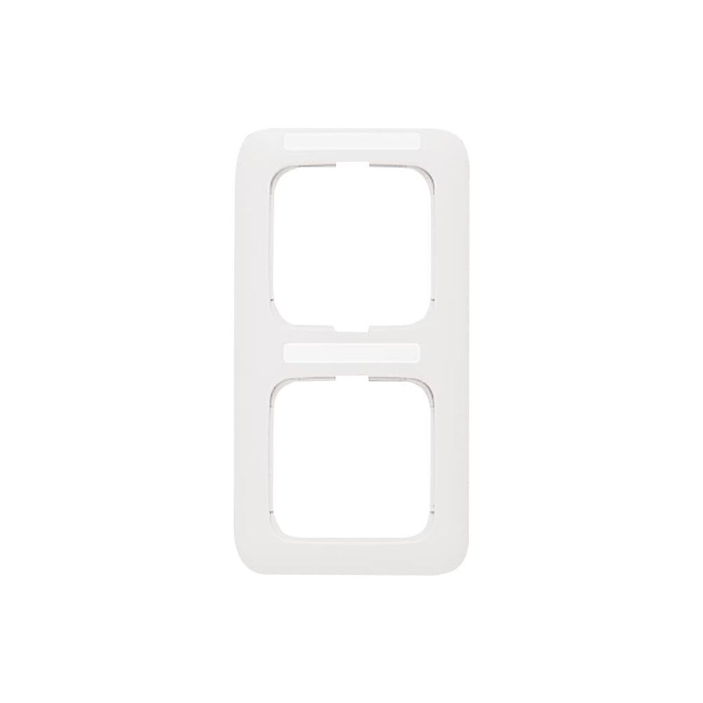 Busch Jäger Reflex SI Rahmen 1722NS-214 2fach mit Schriftfeld alpinweiss senk... BJ-2CKA001754A2163 4011395173503 (Abb. 1)