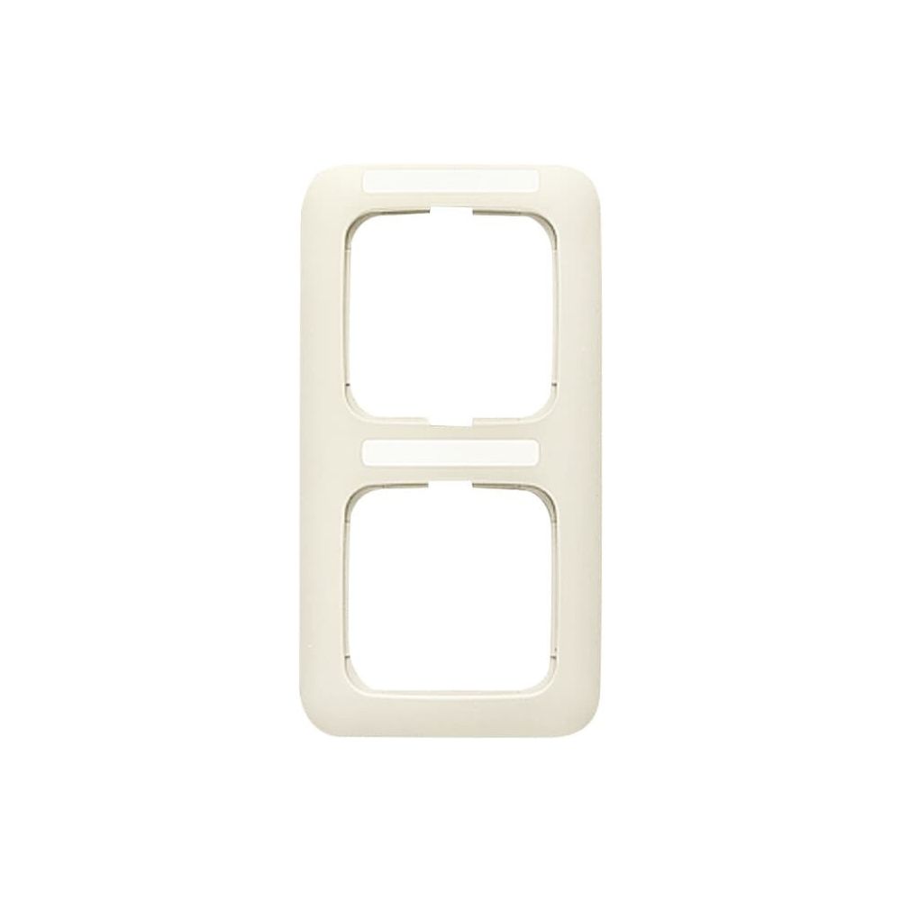 Busch Jäger Duro 2000 SI Rahmen 1722NS-212 2fach senkrecht weiß... BJ-2CKA001754A2239 4011395174203 (Abb. 1)