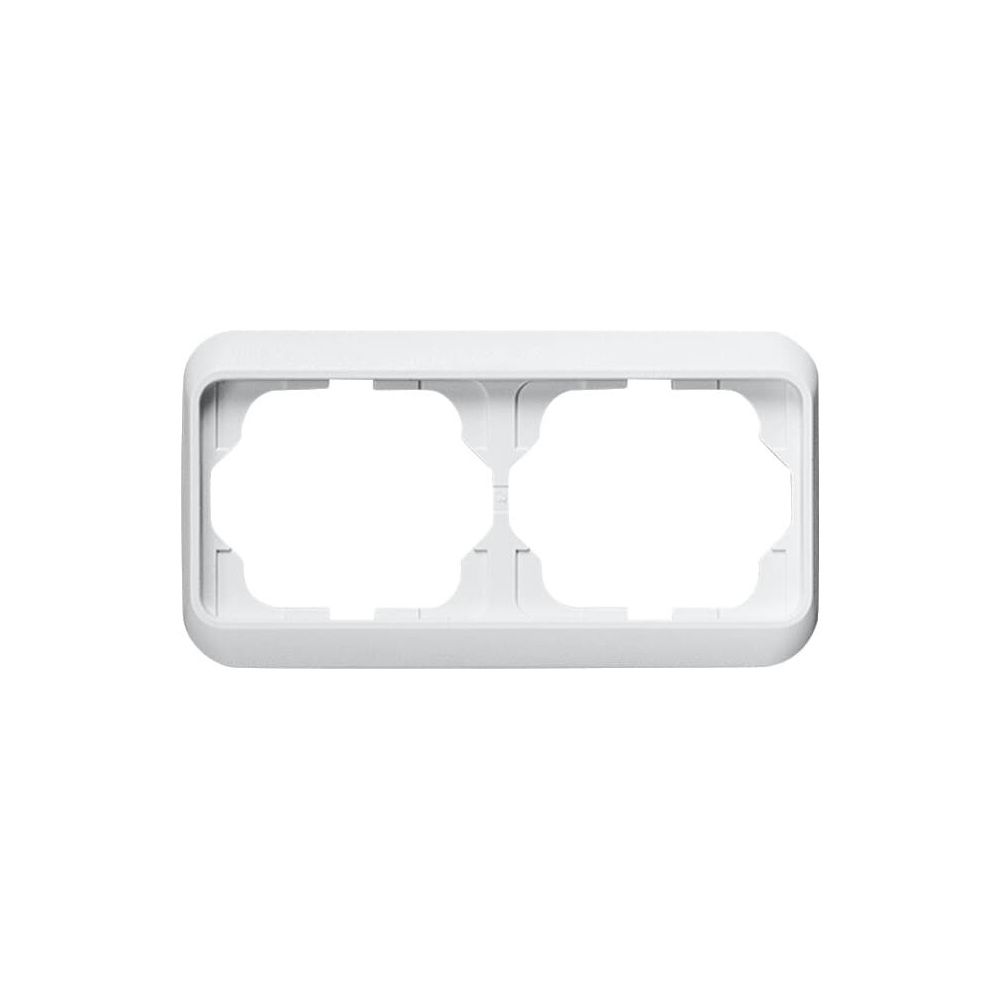 Busch Jäger alpha nea Rahmen 1722-24G 2fach alabaster/studioweiss waagerecht... BJ-2CKA001754A2700 4011395691007 (Abb. 1)