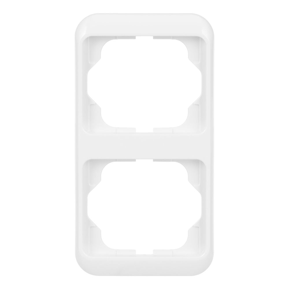 Busch Jäger alpha nea Rahmen 1732-24G 2fach alabaster/studioweiss senkrecht... BJ-2CKA001754A2726 4011395691205 (Abb. 1)