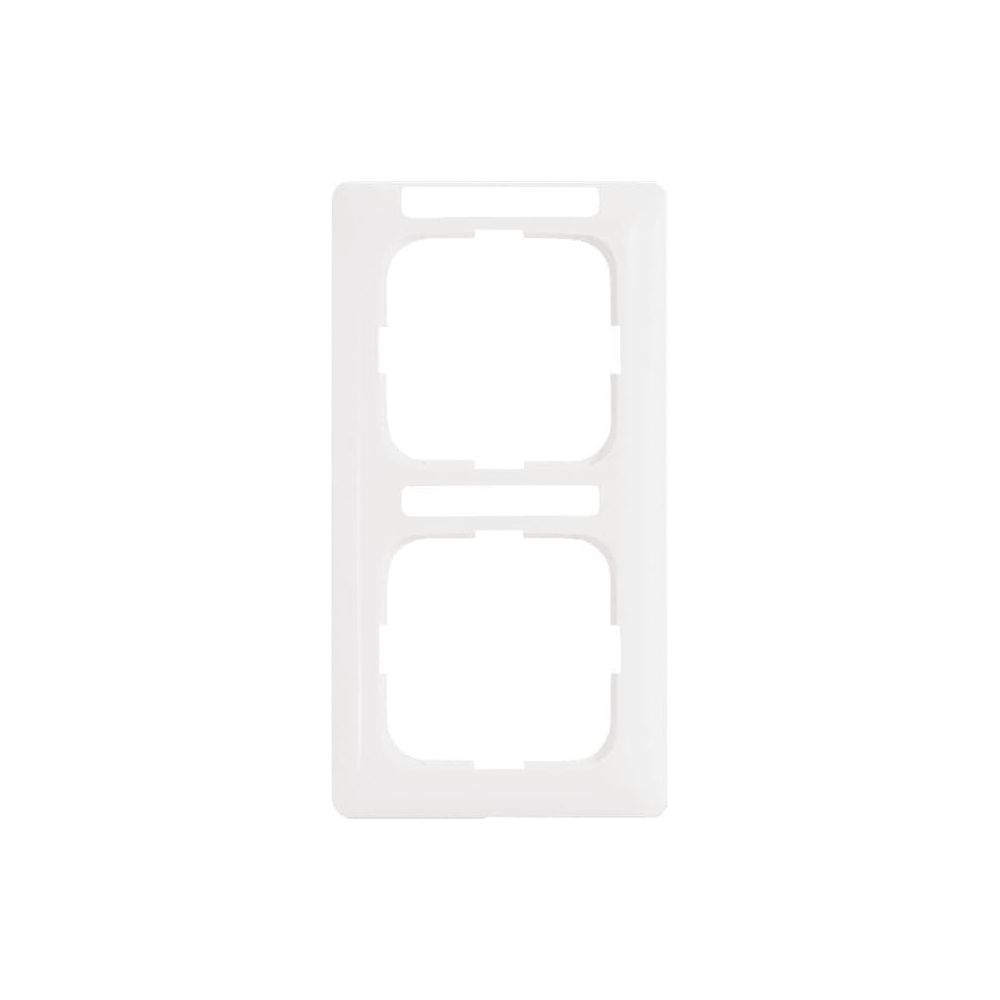 Busch Jäger Reflex SI Linear Rahmen 1722NSKA-214 2-fach alpinweiß senkrecht mit Sic... BJ-2CKA001754A4059 4011395969458 (Abb. 1)