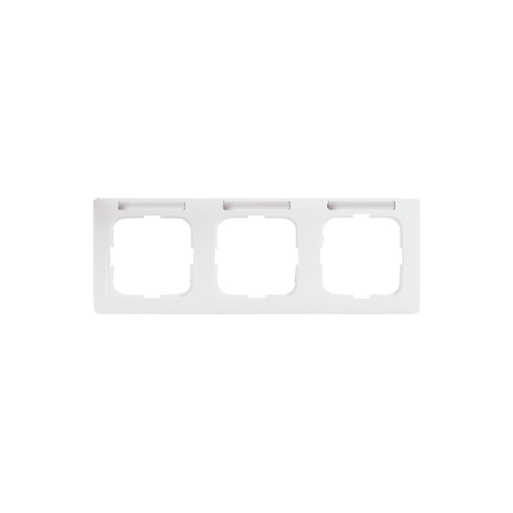 Busch Jäger Reflex SI Linear Rahmen 1733NSKA-214 3-fach alpinweiß waagerecht mit Si... BJ-2CKA001754A4062 4011395969519 (Abb. 1)