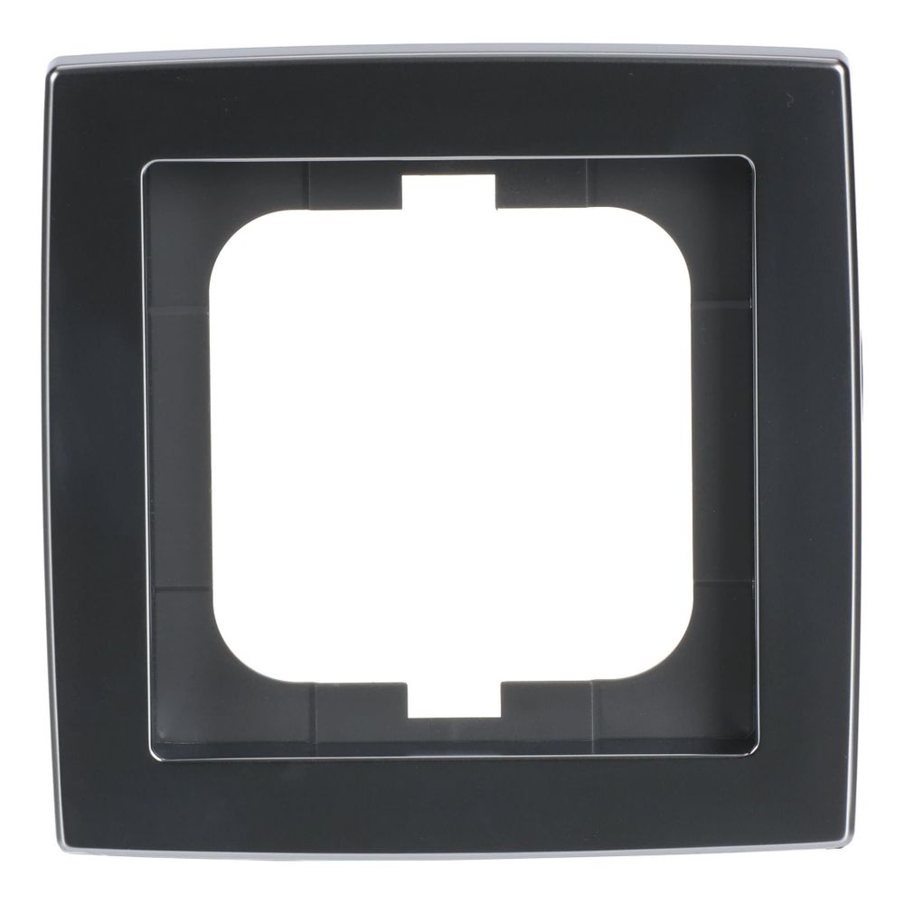 Busch Jäger Abdeckrahmen 1-fach 1721-80 Chrom matt... BJ-2CKA001754A4104 4011395994825 (Abb. 1)