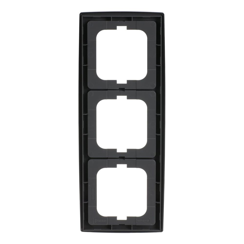 Busch Jäger Abdeckrahmen 3-fach chrom matt 1723-80 für senkrechte und waagerechte M... BJ-2CKA001754A4106 4011395994863 (Abb. 4)