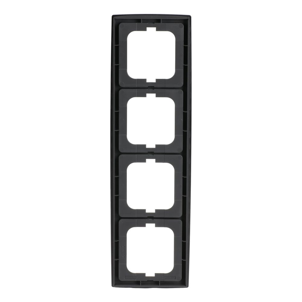 Busch Jäger Abdeckrahmen 4-fach chrom matt 1724-80 für senkrechte und waagerechte M... BJ-2CKA001754A4107 4011395994887 (Abb. 4)
