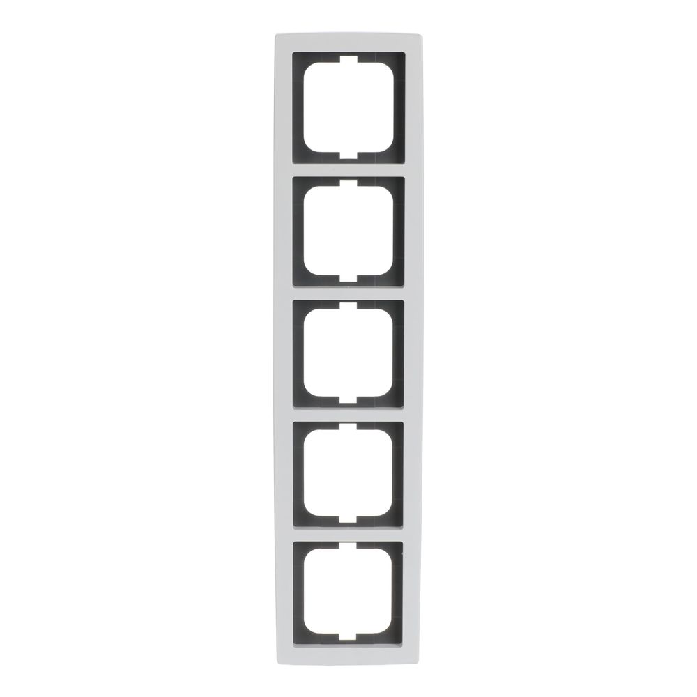 Busch Jäger Abdeckrahmen 5-fach 1725-84 davos/studioweiss... BJ-2CKA001754A4113 4011395996195 (Abb. 1)