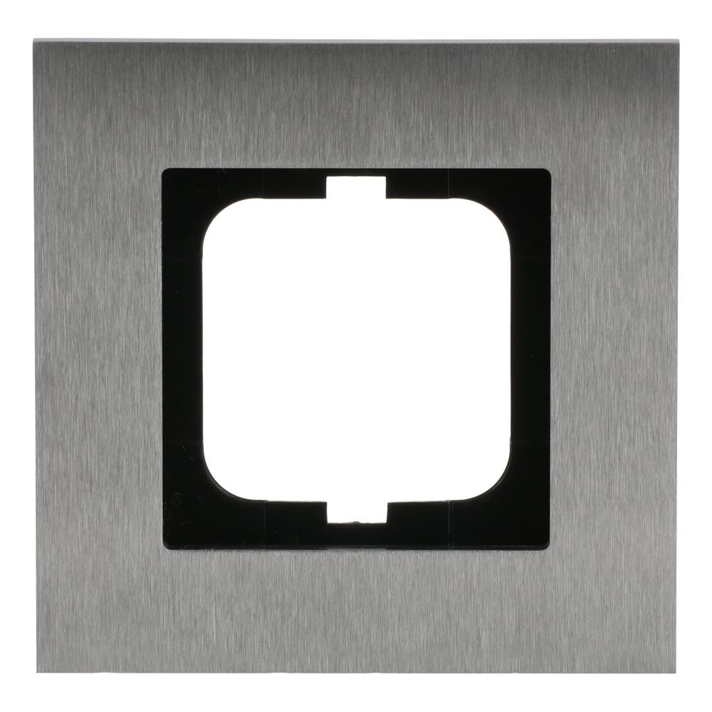 Busch Jäger carat Rahmen 1721-860 1fach Edelstahl... BJ-2CKA001754A4254 4011395056790 (Abb. 1)