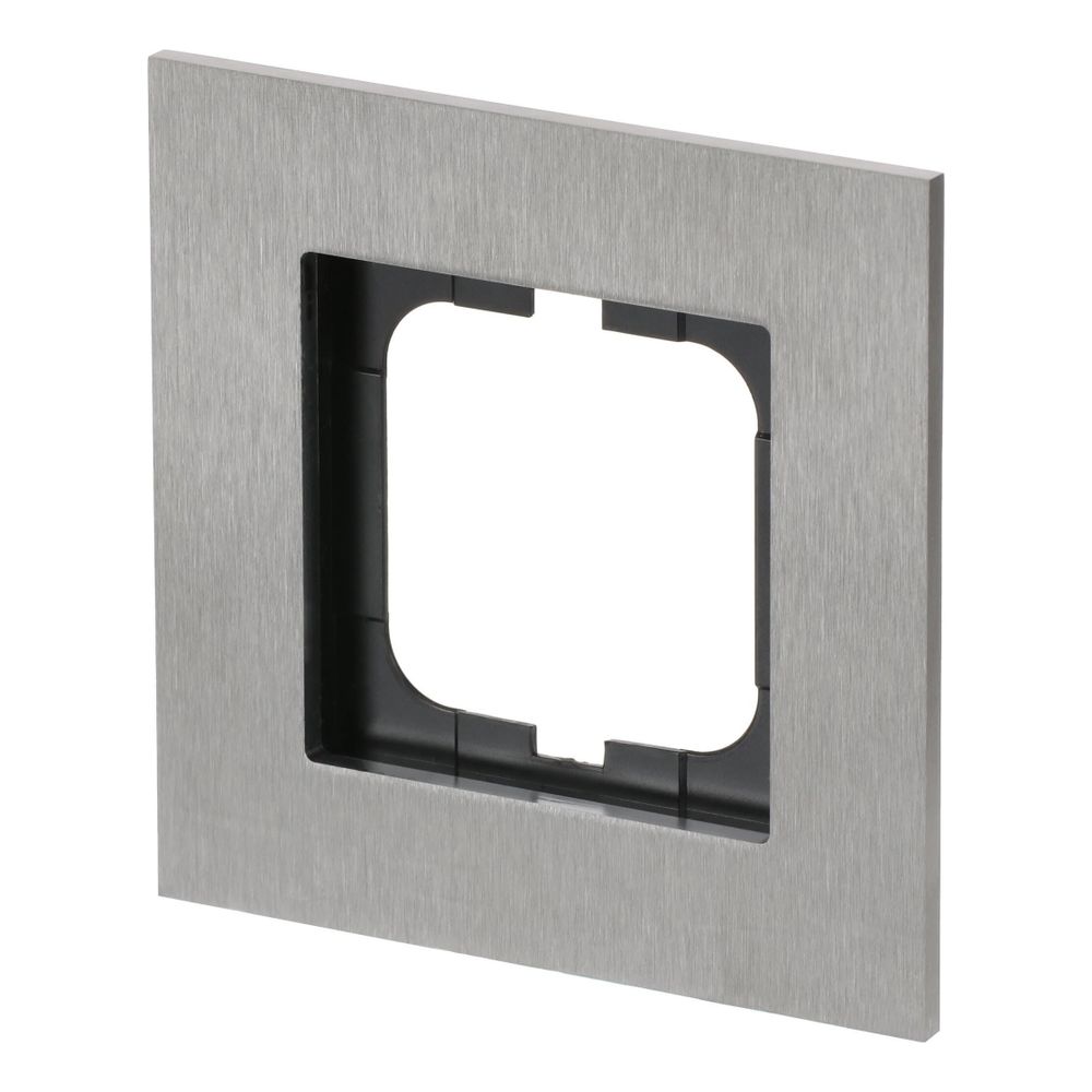 Busch Jäger carat Rahmen 1721-860 1fach Edelstahl... BJ-2CKA001754A4254 4011395056790 (Abb. 2)