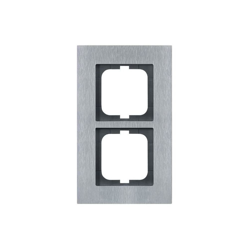 Busch Jäger carat Rahmen 1722-860 2fach Edelstahl... BJ-2CKA001754A4255 4011395056813 (Abb. 1)