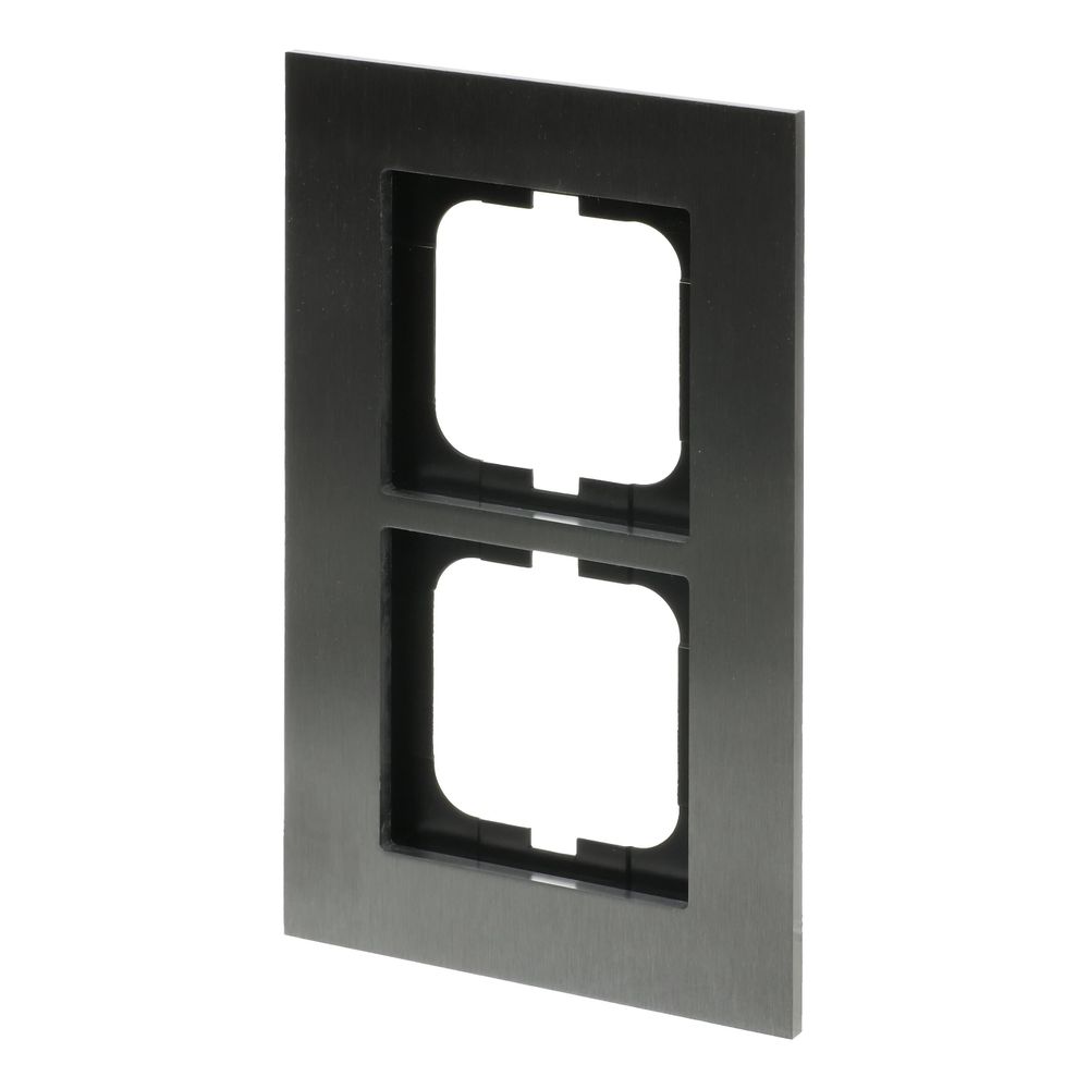 Busch Jäger carat Rahmen 1722-860 2fach Edelstahl... BJ-2CKA001754A4255 4011395056813 (Abb. 3)