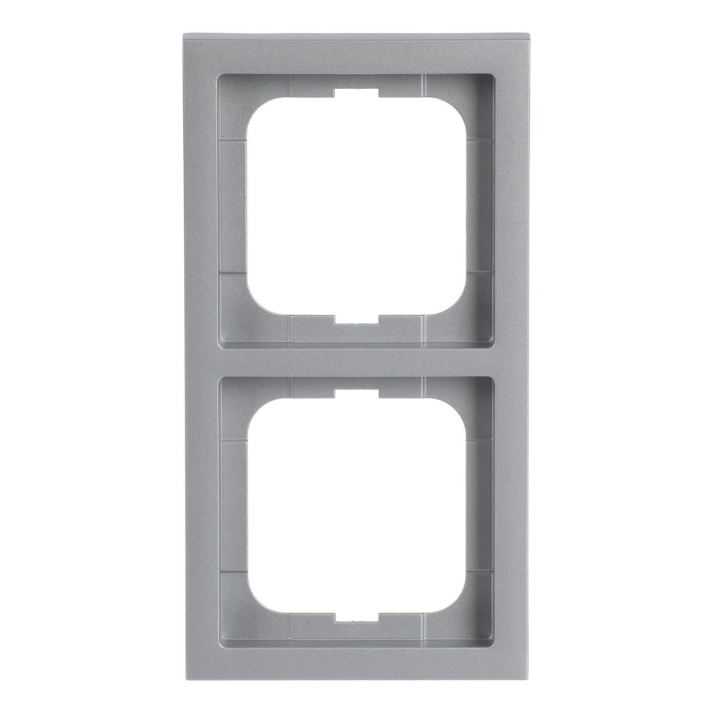 Busch Jäger future linear Rahmen 1722-183K 2fach alusilber... BJ-2CKA001754A4302 4011395069073 (Abb. 1)
