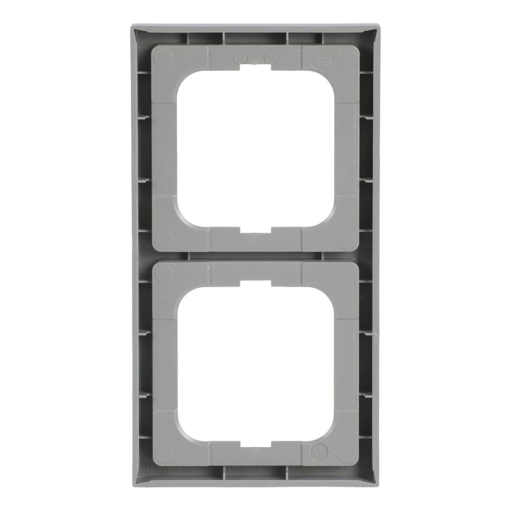 Busch Jäger future linear Rahmen 1722-183K 2fach alusilber... BJ-2CKA001754A4302 4011395069073 (Abb. 4)