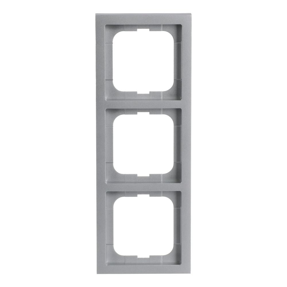 Busch Jäger future linear Rahmen 1723-183K 3fach alusilber... BJ-2CKA001754A4308 4011395070154 (Abb. 1)