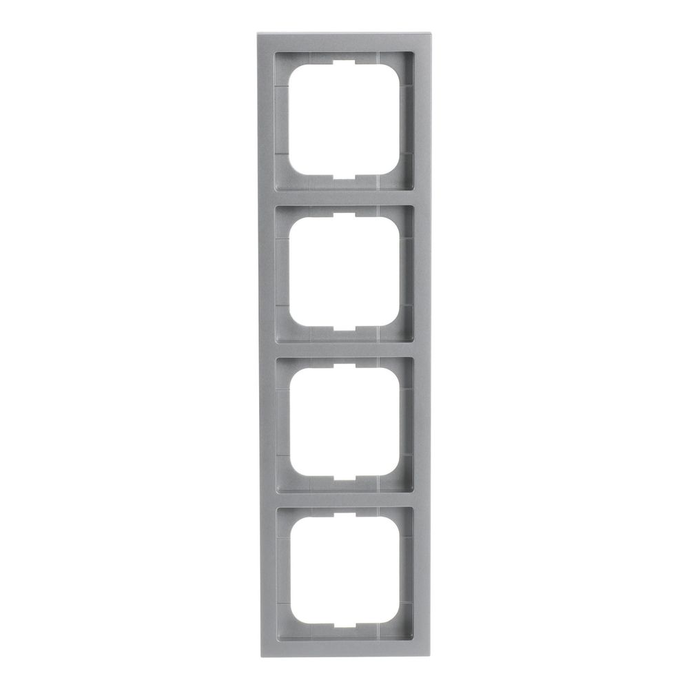 Busch Jäger future linear Rahmen 1724-183K 4fach alusilber... BJ-2CKA001754A4309 4011395074831 (Abb. 1)