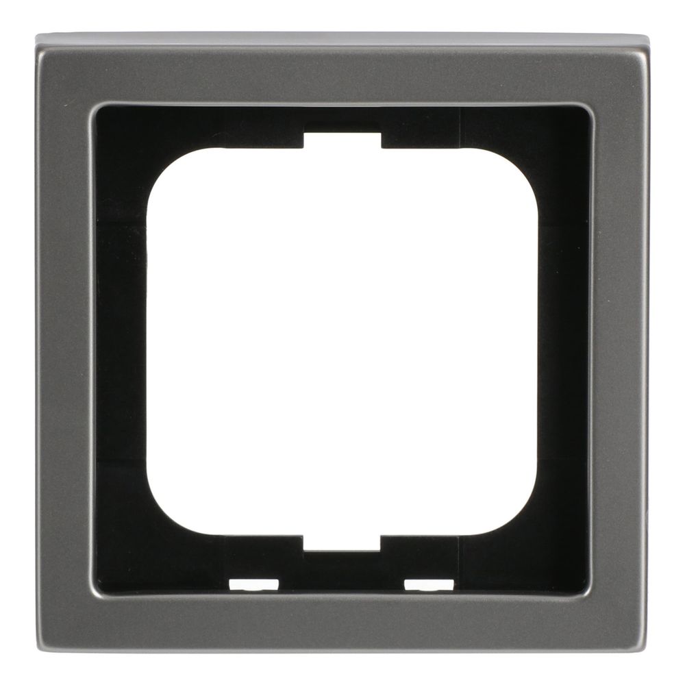 Busch Jäger pur edelstahl Rahmen 1721-866K 1fach Edelstahl für senkrechte und waagr... BJ-2CKA001754A4317 4011395088319 (Abb. 1)