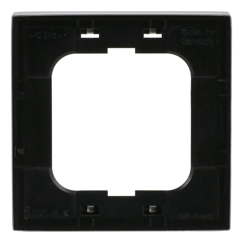 Busch Jäger pur edelstahl Rahmen 1721-866K 1fach Edelstahl für senkrechte und waagr... BJ-2CKA001754A4317 4011395088319 (Abb. 4)