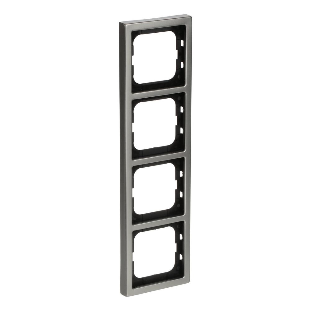 Busch Jäger pur edelstahl Rahmen 1724-866K 4fach Edelstahl... BJ-2CKA001754A4320 4011395088395 (Abb. 3)