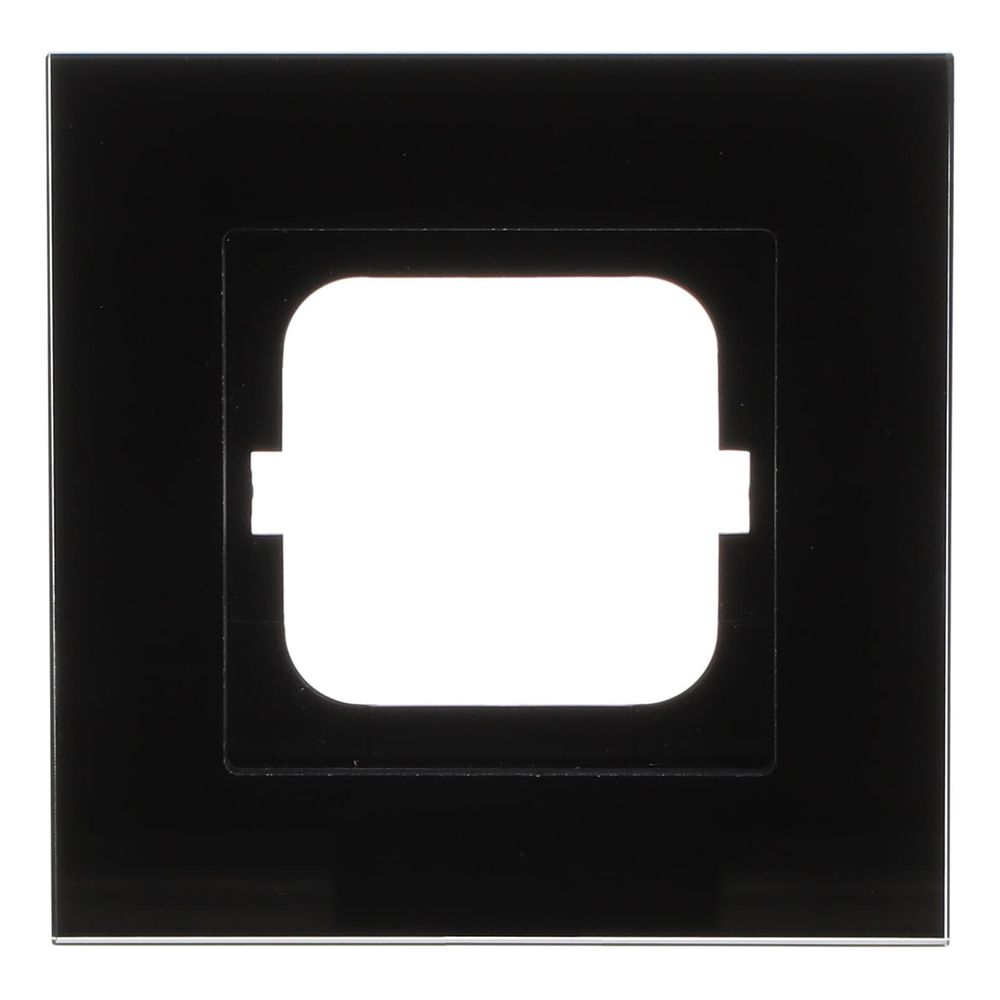 Busch Jäger carat Rahmen 1721-825 1fach Glas schwarz... BJ-2CKA001754A4322 4011395088913 (Abb. 1)