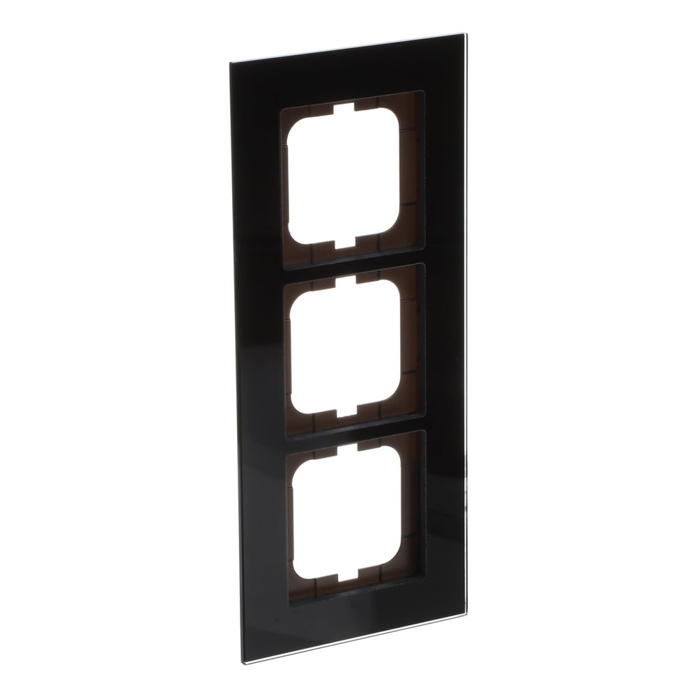 Busch Jäger carat Rahmen 1723-825 3fach Glas schwarz... BJ-2CKA001754A4324 4011395088937 (Abb. 3)