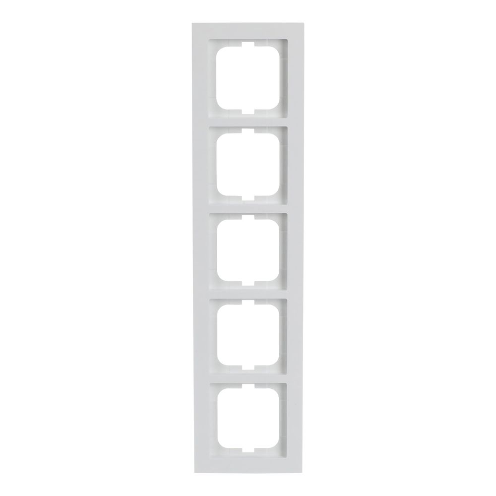 Busch Jäger Axcent Rahmen 1725-284 5fach studioweiss... BJ-2CKA001754A4347 4011395113424 (Abb. 1)