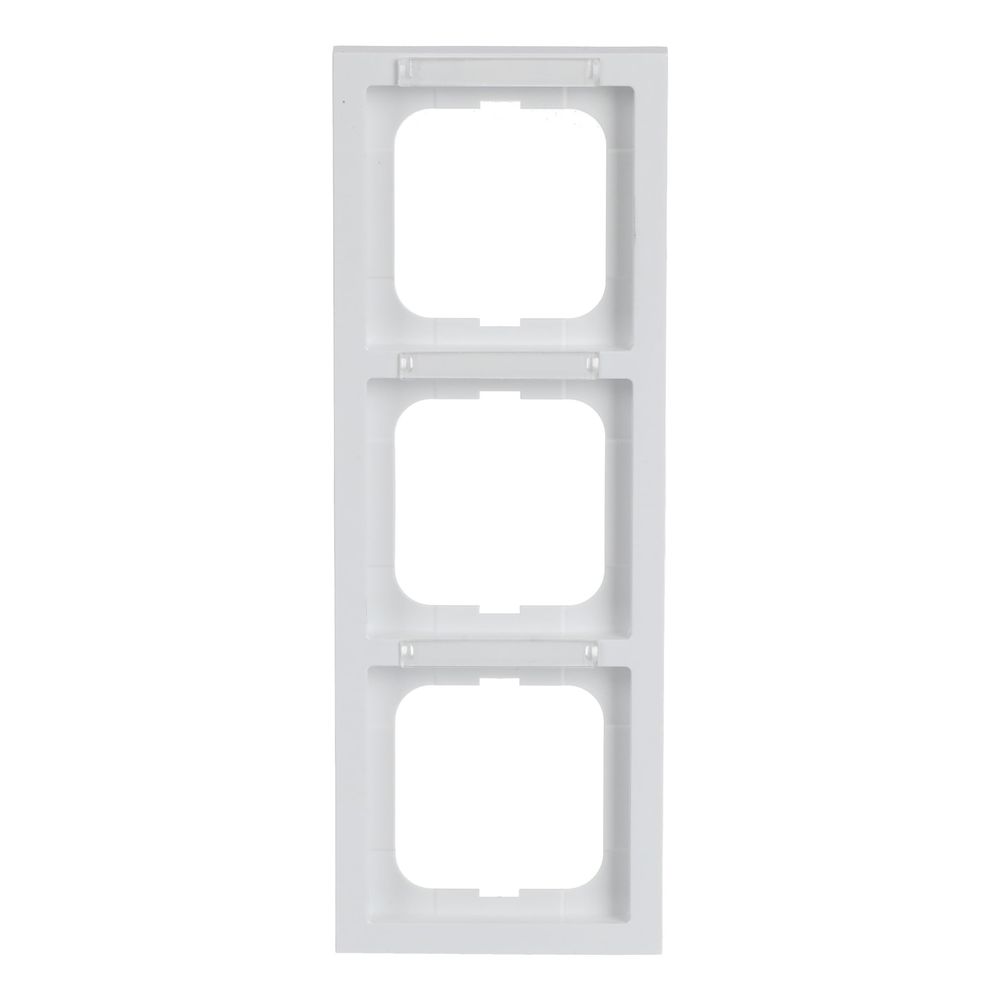 Busch Jäger future linear Abdeckrahmen 1723-184 NSK 3-fach studioweiß senkrecht mit... BJ-2CKA001754A4366 4011395124321 (Abb. 1)