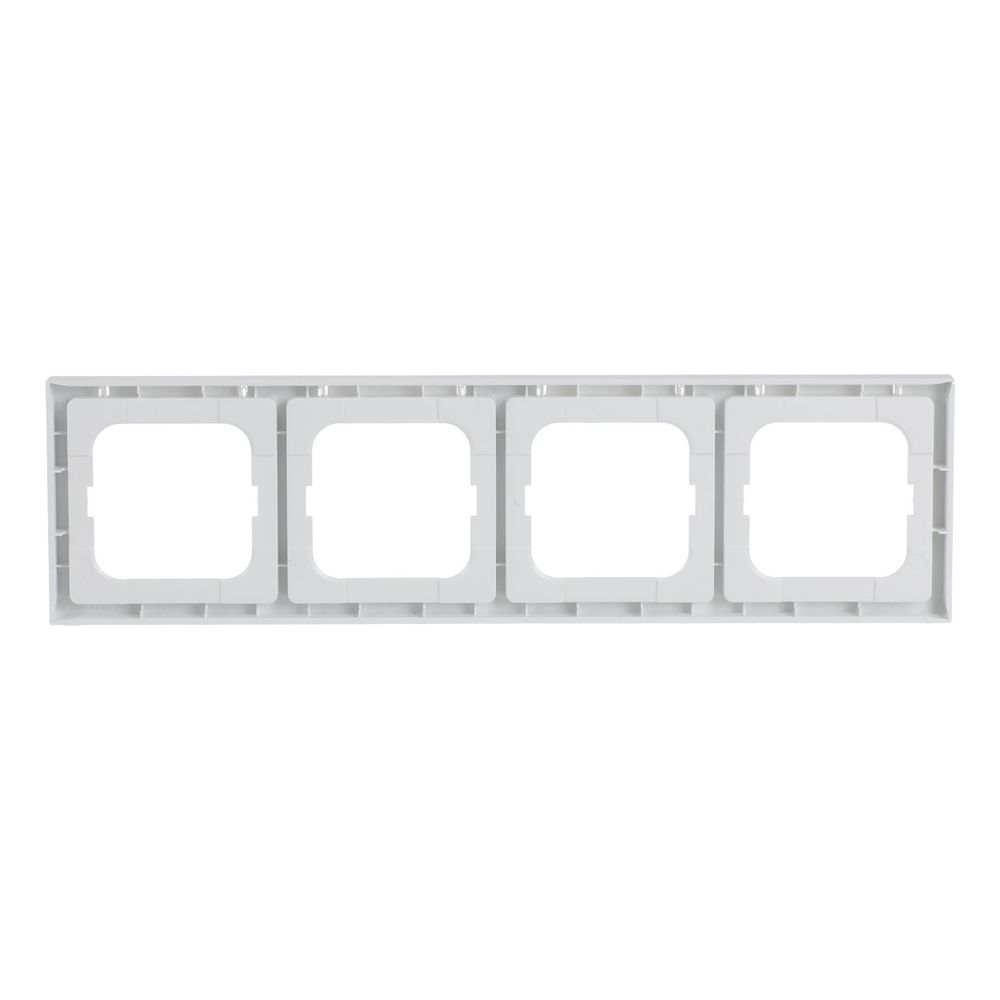 Busch Jäger future linear Abdeckrahmen 1734-184 NSK 4fach davos/studioweiß mit Sich... BJ-2CKA001754A4370 4011395124369 (Abb. 4)