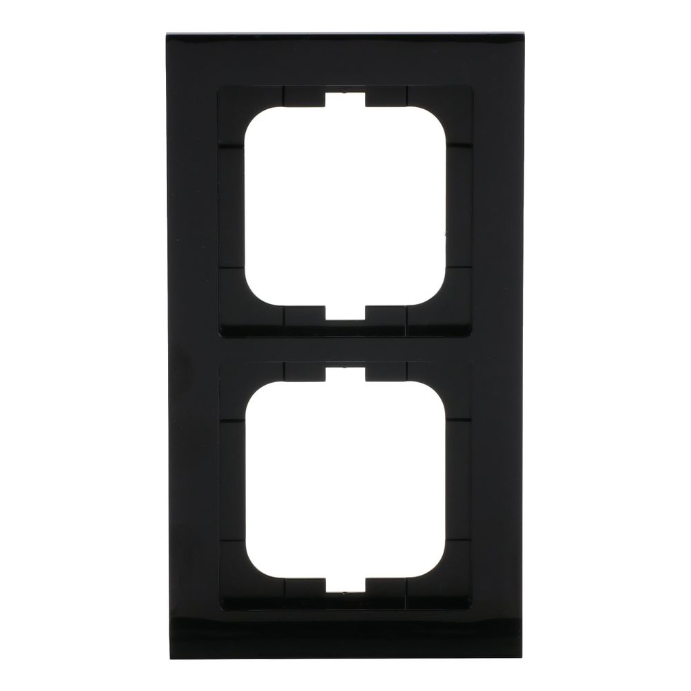 Busch Jäger Axcent Rahmen 1722-281 2fach schwarz... BJ-2CKA001754A4410 4011395126370 (Abb. 1)