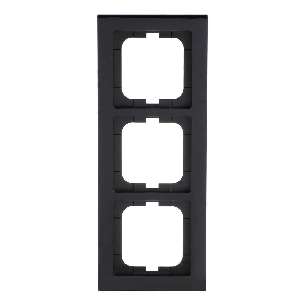Busch Jäger Axcent Rahmen 1723-281 3fach schwarz... BJ-2CKA001754A4411 4011395126387 (Abb. 1)