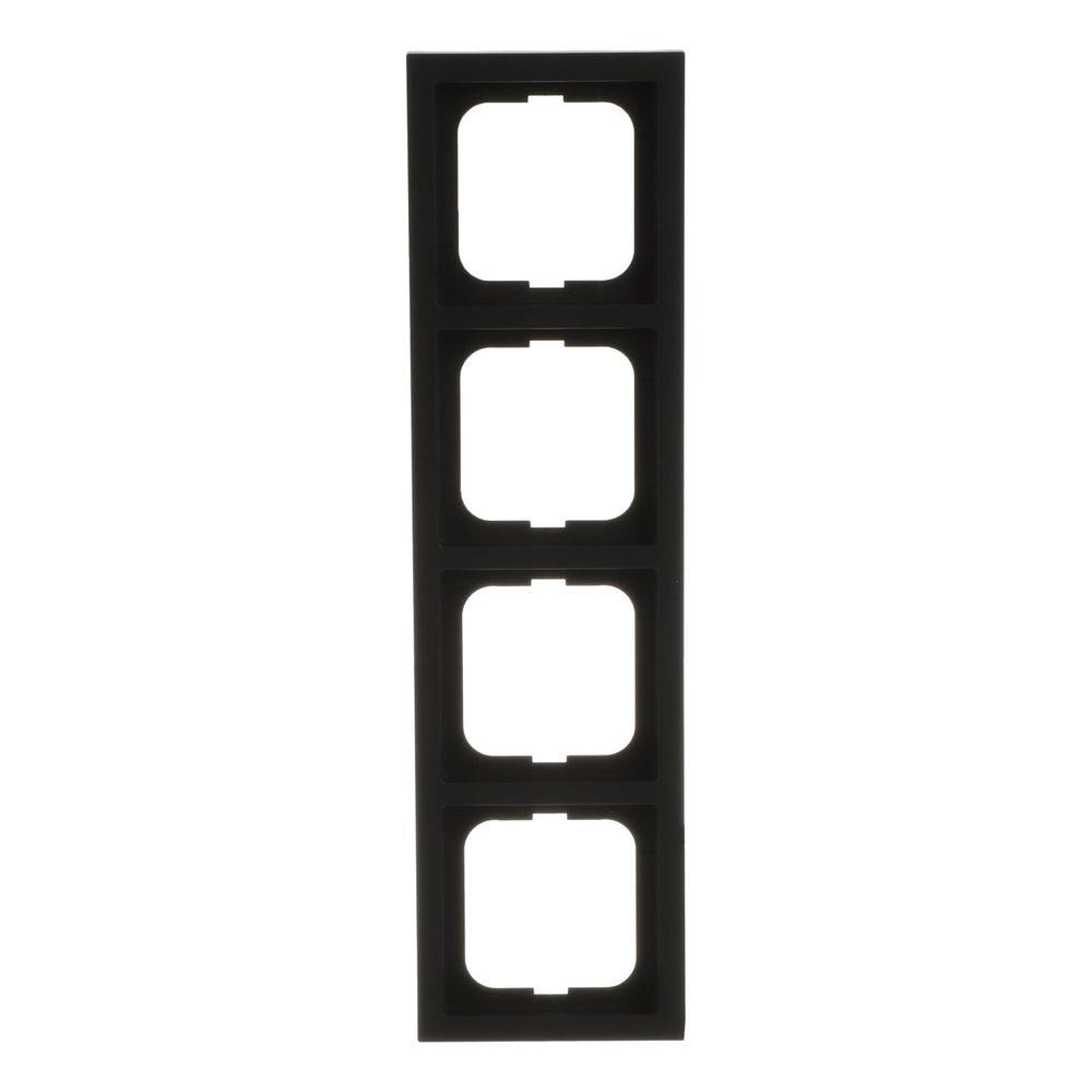 Busch Jäger future linear Rahmen 1724-885K 4fach schwarz matt... BJ-2CKA001754A4422 4011395128336 (Abb. 1)