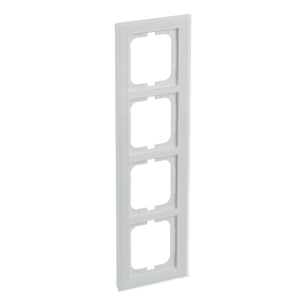 Busch Jäger Abdeckrahmen 4-fach 1724-280 Busch-axcent weißglas... BJ-2CKA001754A4440 4011395156988 (Abb. 3)
