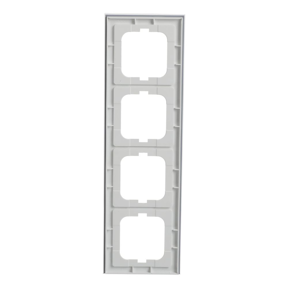 Busch Jäger Abdeckrahmen 4-fach 1724-280 Busch-axcent weißglas... BJ-2CKA001754A4440 4011395156988 (Abb. 4)