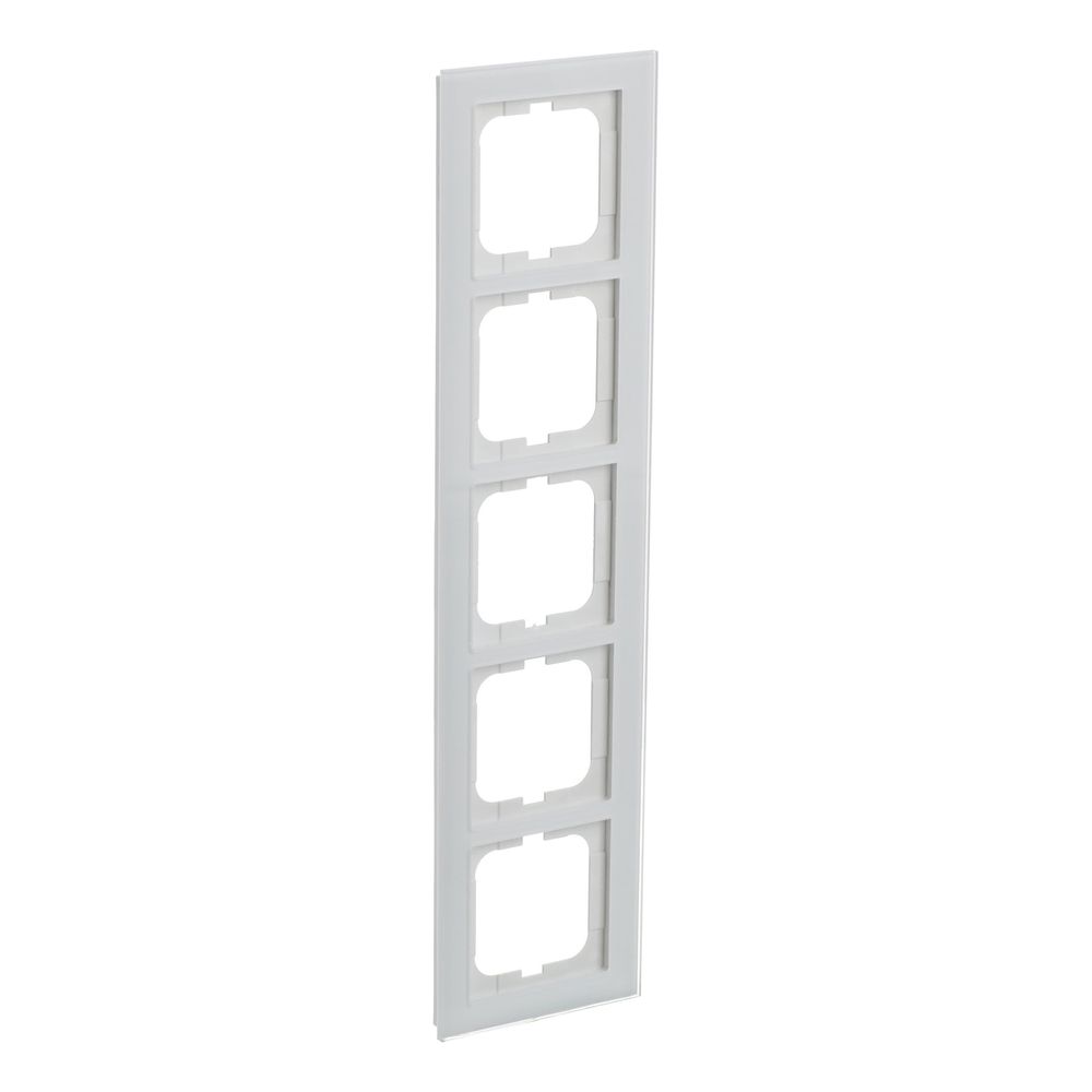 Busch Jäger Abdeckrahmen 5-fach 1725-280 Busch-axcent weißglas... BJ-2CKA001754A4441 4011395156995 (Abb. 3)