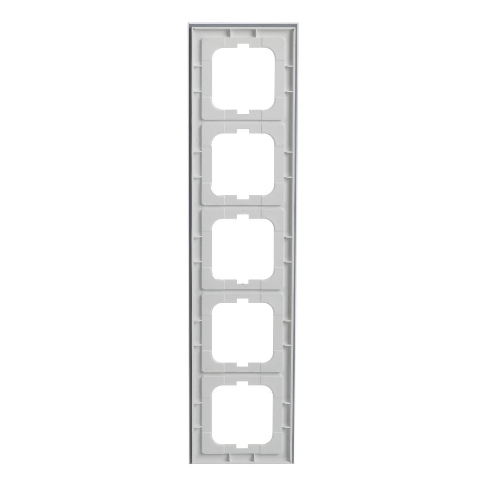 Busch Jäger Abdeckrahmen 5-fach 1725-280 Busch-axcent weißglas... BJ-2CKA001754A4441 4011395156995 (Abb. 4)