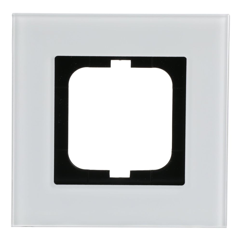 Busch Jäger carat Rahmen 1-fach 1721-811 weißglas... BJ-2CKA001754A4442 4011395157015 (Abb. 1)
