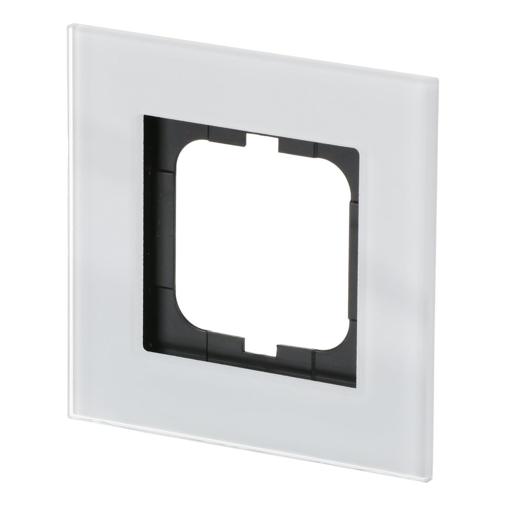 Busch Jäger carat Rahmen 1-fach 1721-811 weißglas... BJ-2CKA001754A4442 4011395157015 (Abb. 2)