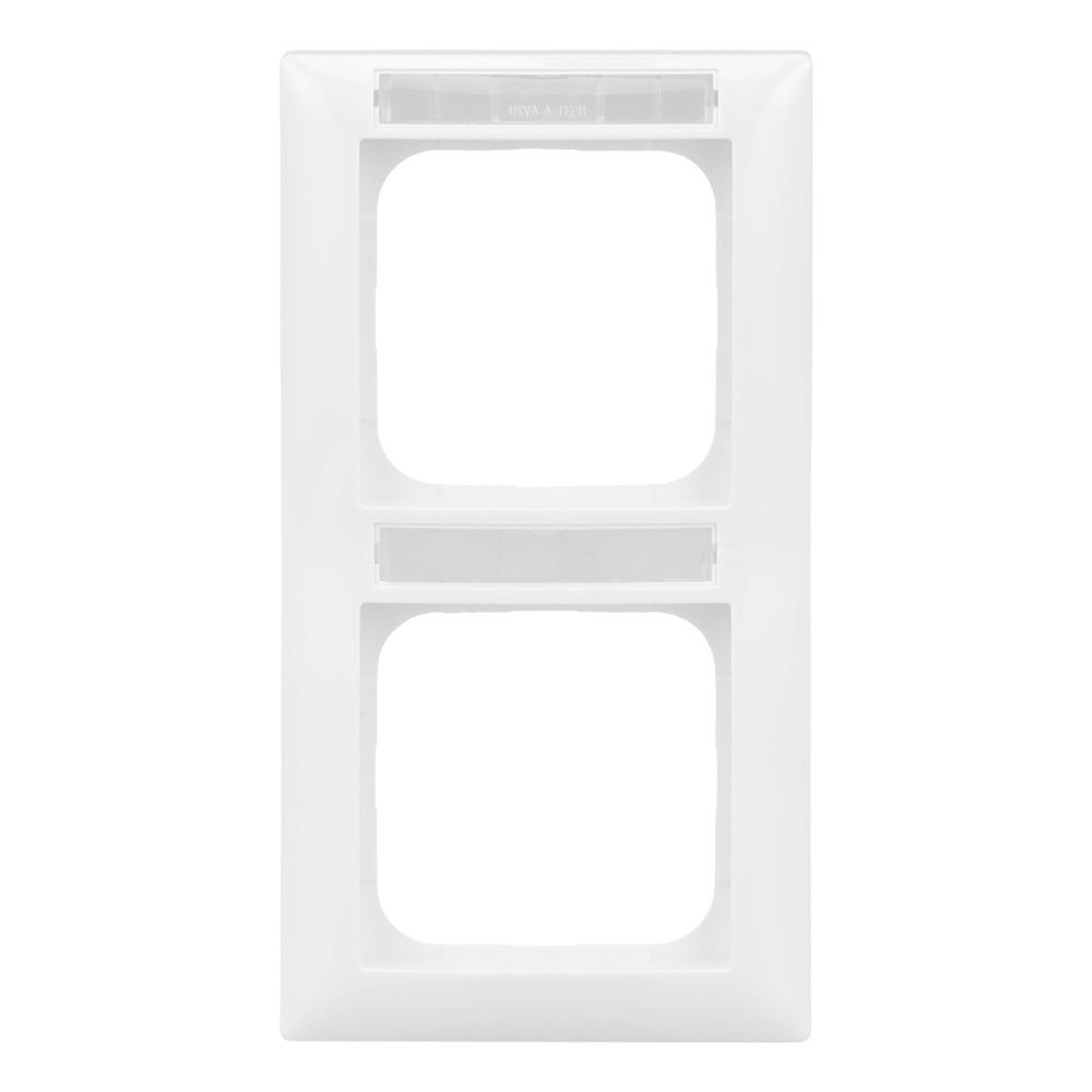 Busch Jäger balance SI Rahmen 1722 NS-914 2fach alpinweiß senkrecht mit Sichtfenste... BJ-2CKA001754A4552 4011395191538 (Abb. 1)