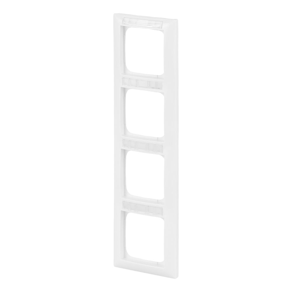 Busch Jäger Rahmen 4-fach 1724 NS-914 beschriftbar alpinweiß Busch-Balance SI... BJ-2CKA001754A4554 4011395191620 (Abb. 2)