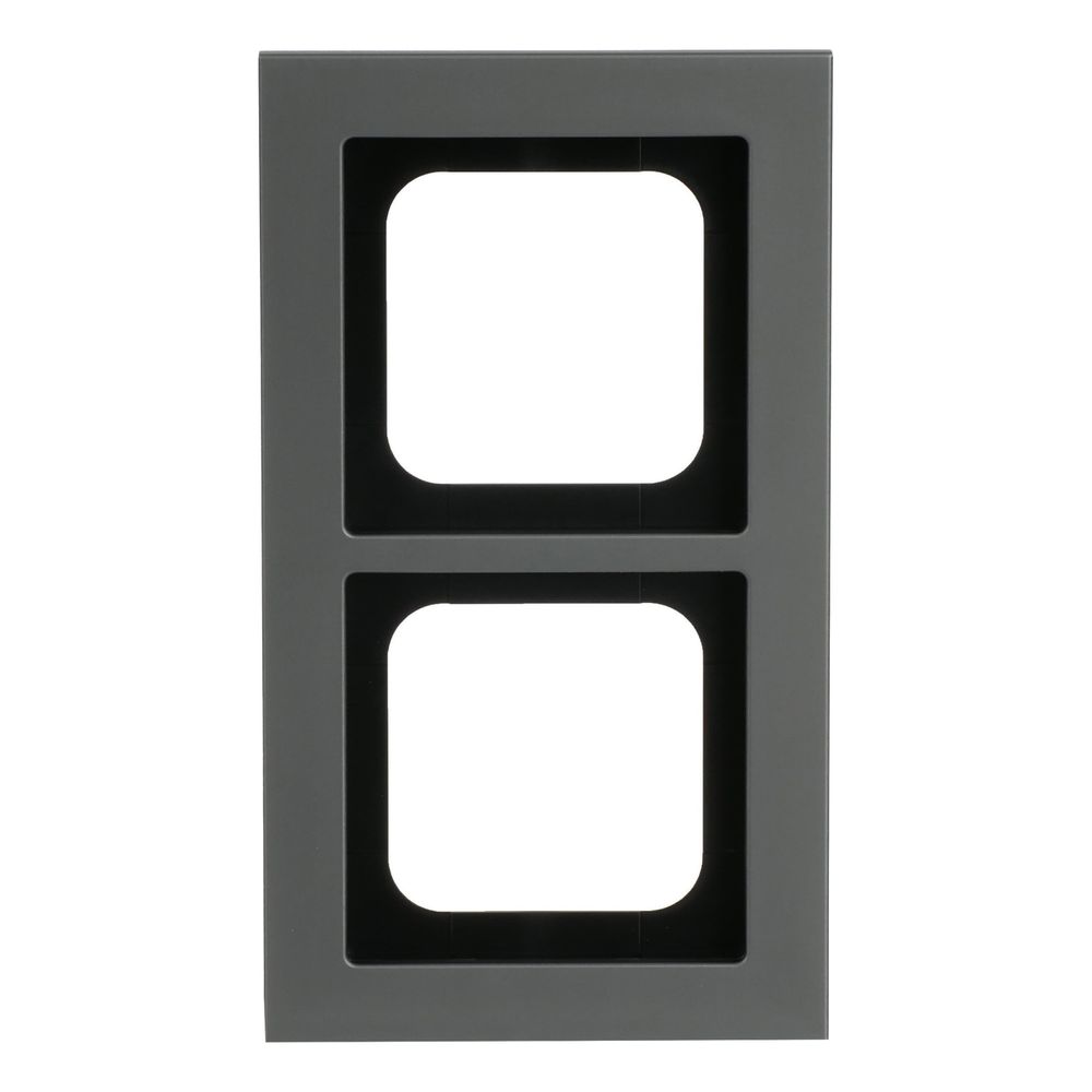 Busch Jäger Abdeckrahmen platin 1722-270 Busch-axcent Rahmen 2-fach... BJ-2CKA001754A4684 4011395258699 (Abb. 1)