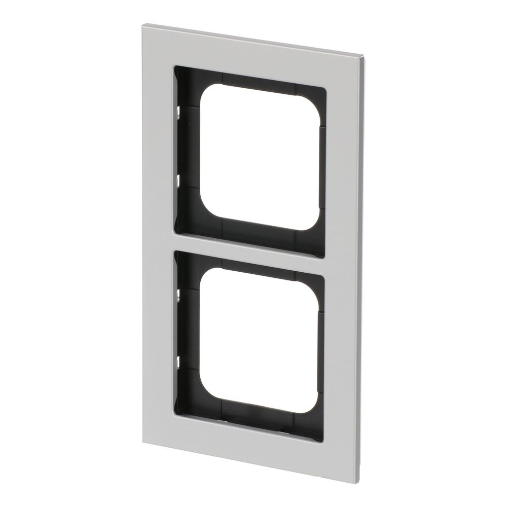 Busch Jäger Abdeckrahmen titan 1722-276 Busch-axcent 2-fach... BJ-2CKA001754A4694 4011395259016 (Abb. 2)