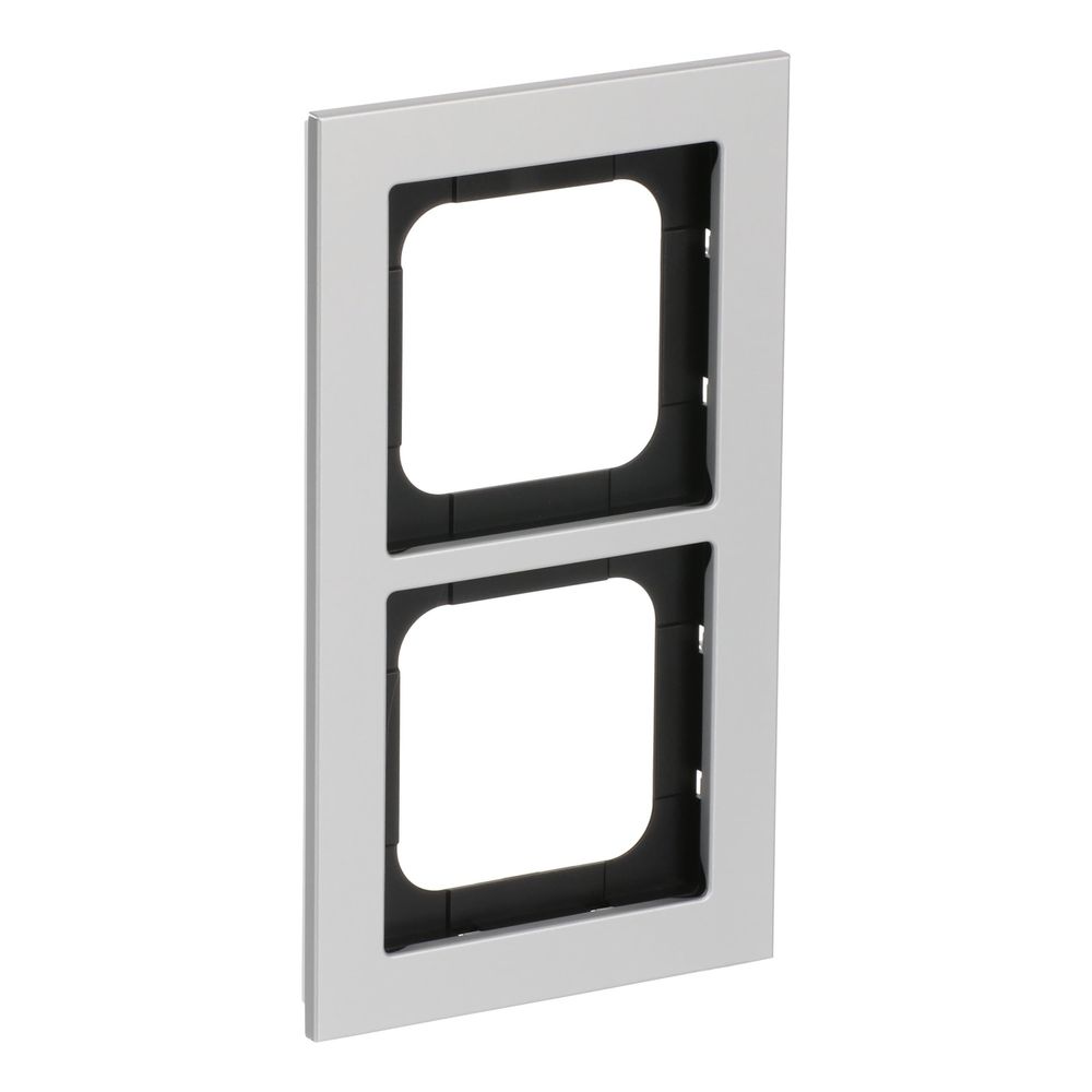 Busch Jäger Abdeckrahmen titan 1722-276 Busch-axcent 2-fach... BJ-2CKA001754A4694 4011395259016 (Abb. 3)