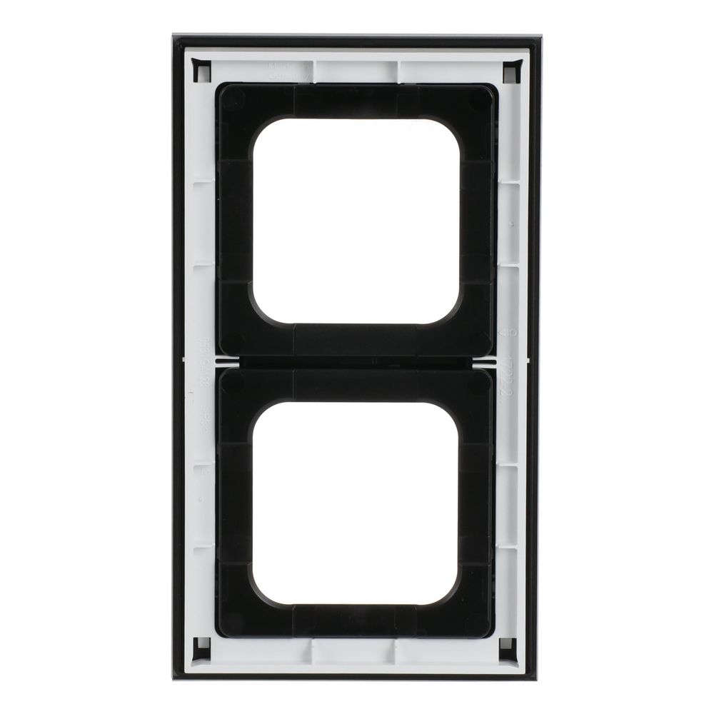 Busch Jäger Abdeckrahmen titan 1722-276 Busch-axcent 2-fach... BJ-2CKA001754A4694 4011395259016 (Abb. 4)
